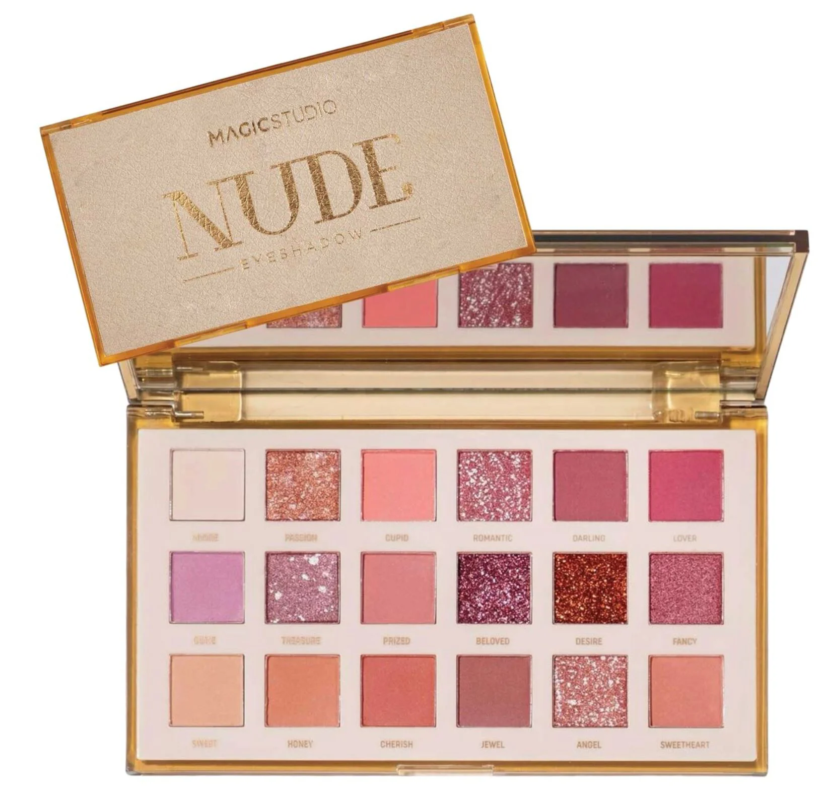 Paleta farduri pentru pleoape Magic Studio Very Nude, 18 culori foto