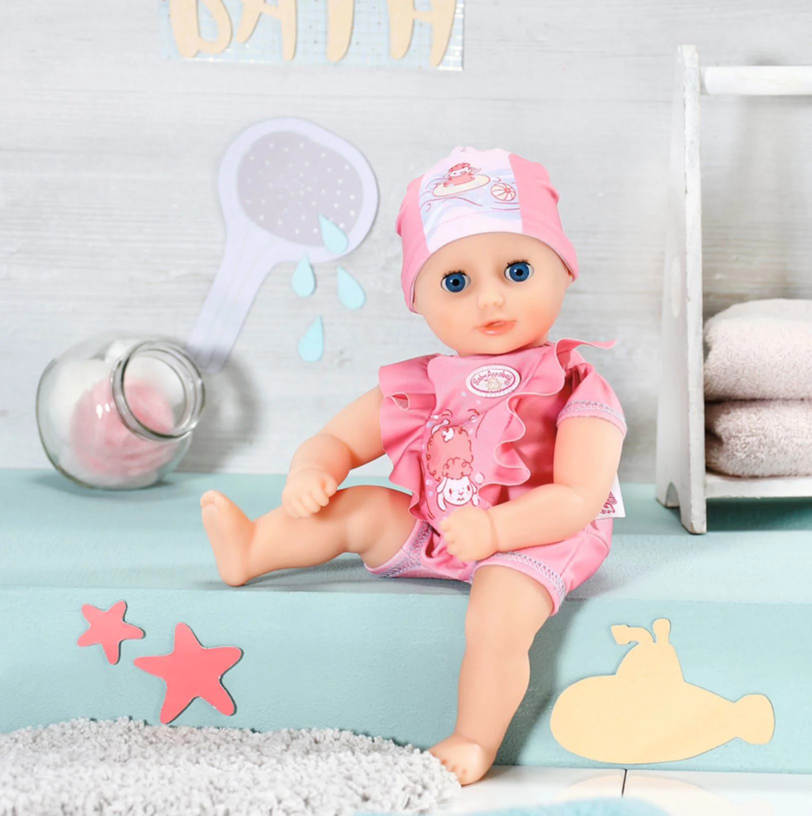 Papusa Baby Annabell Prima mea baie, 30 cm foto