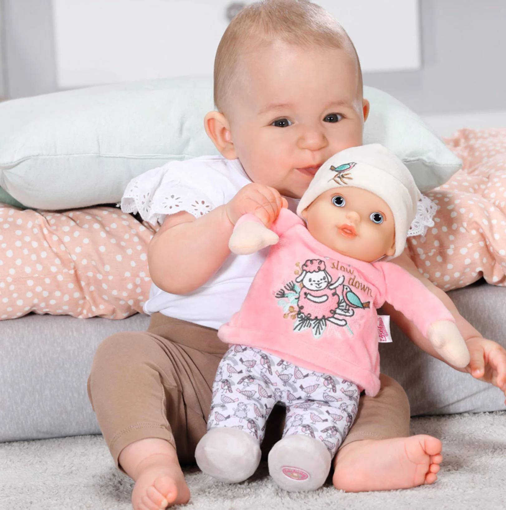 Papusa bebelus Baby Annabell cu corp moale, 30 cm foto