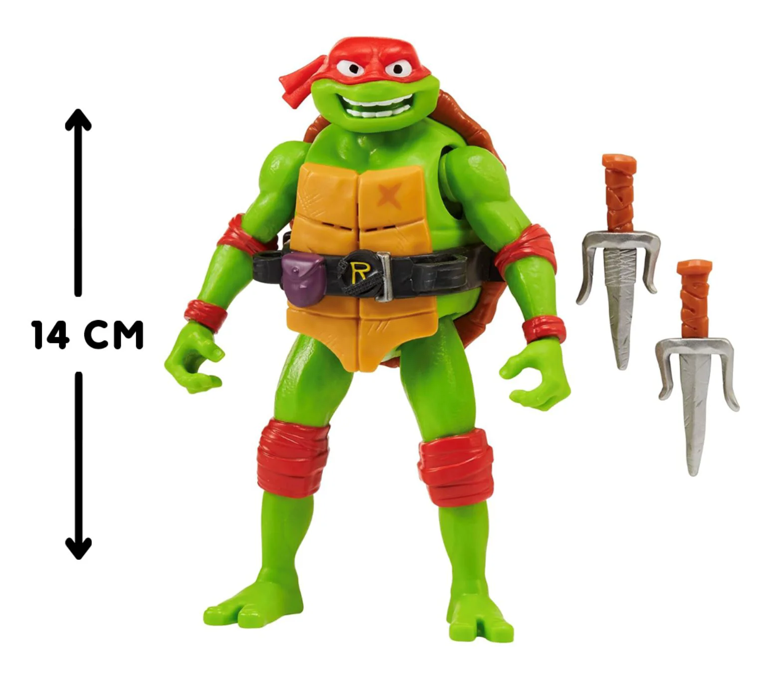 Фигурка с звуками TMNT Рафаэль, 14 см foto