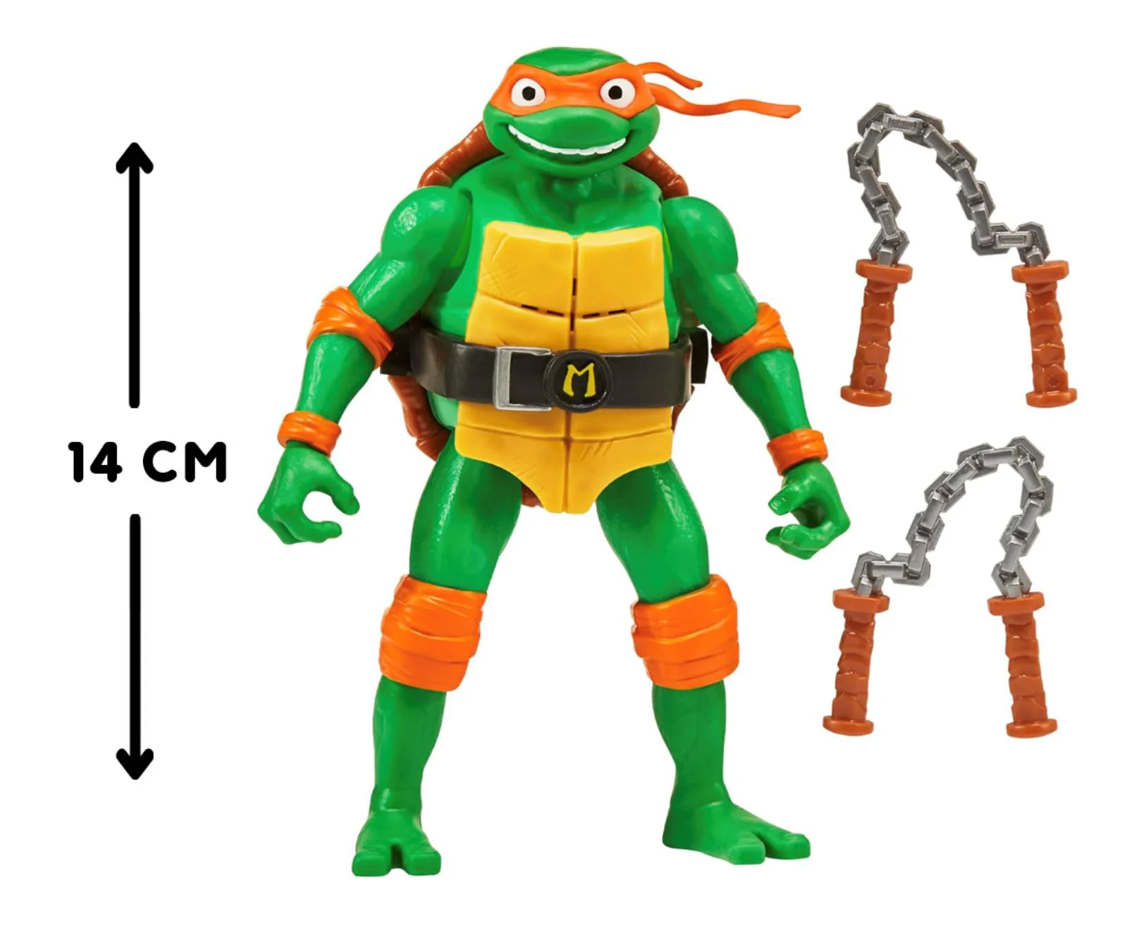 Figurina cu sunete TMNT Michelangelo, 14 cm foto