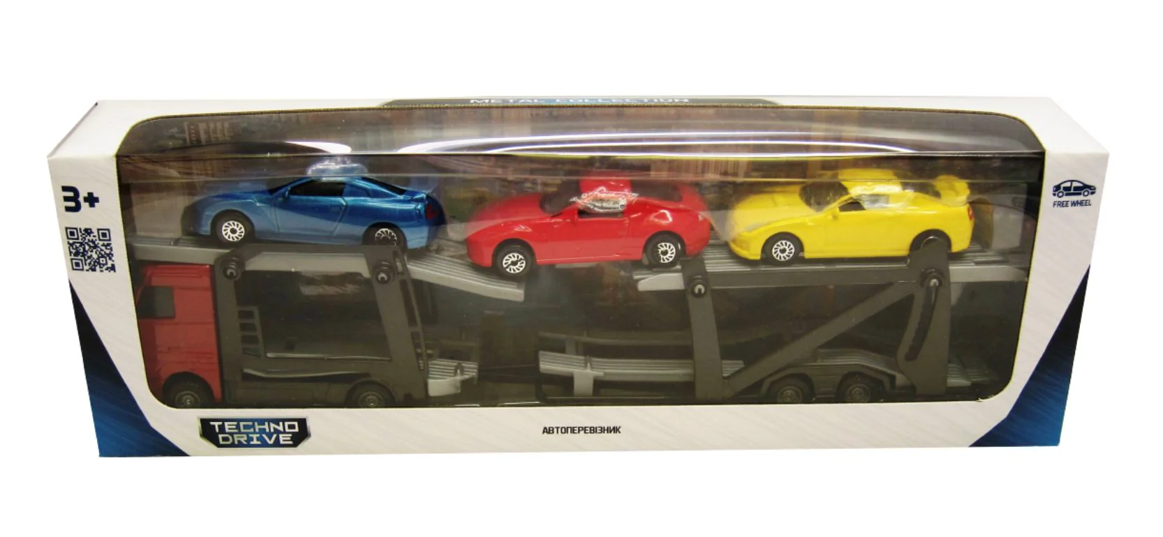 Set de joaca TechnoDrive Transportator auto, 26 cm foto