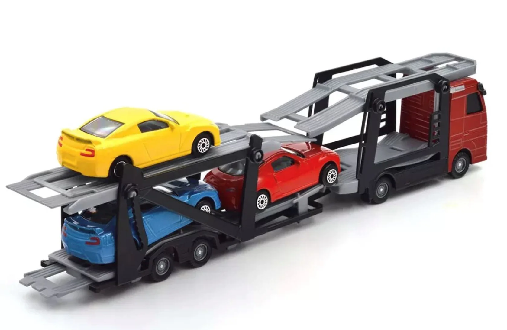 Set de joaca TechnoDrive Transportator auto, 26 cm foto