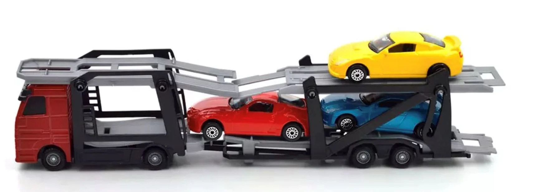 Set de joaca TechnoDrive Transportator auto, 26 cm foto