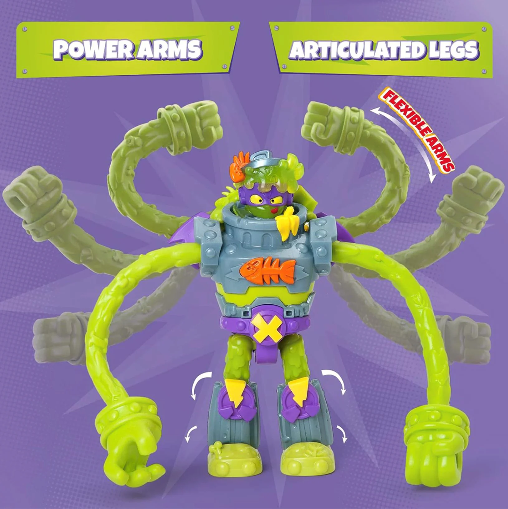 Set de joaca Superthings Superbot Trasher foto