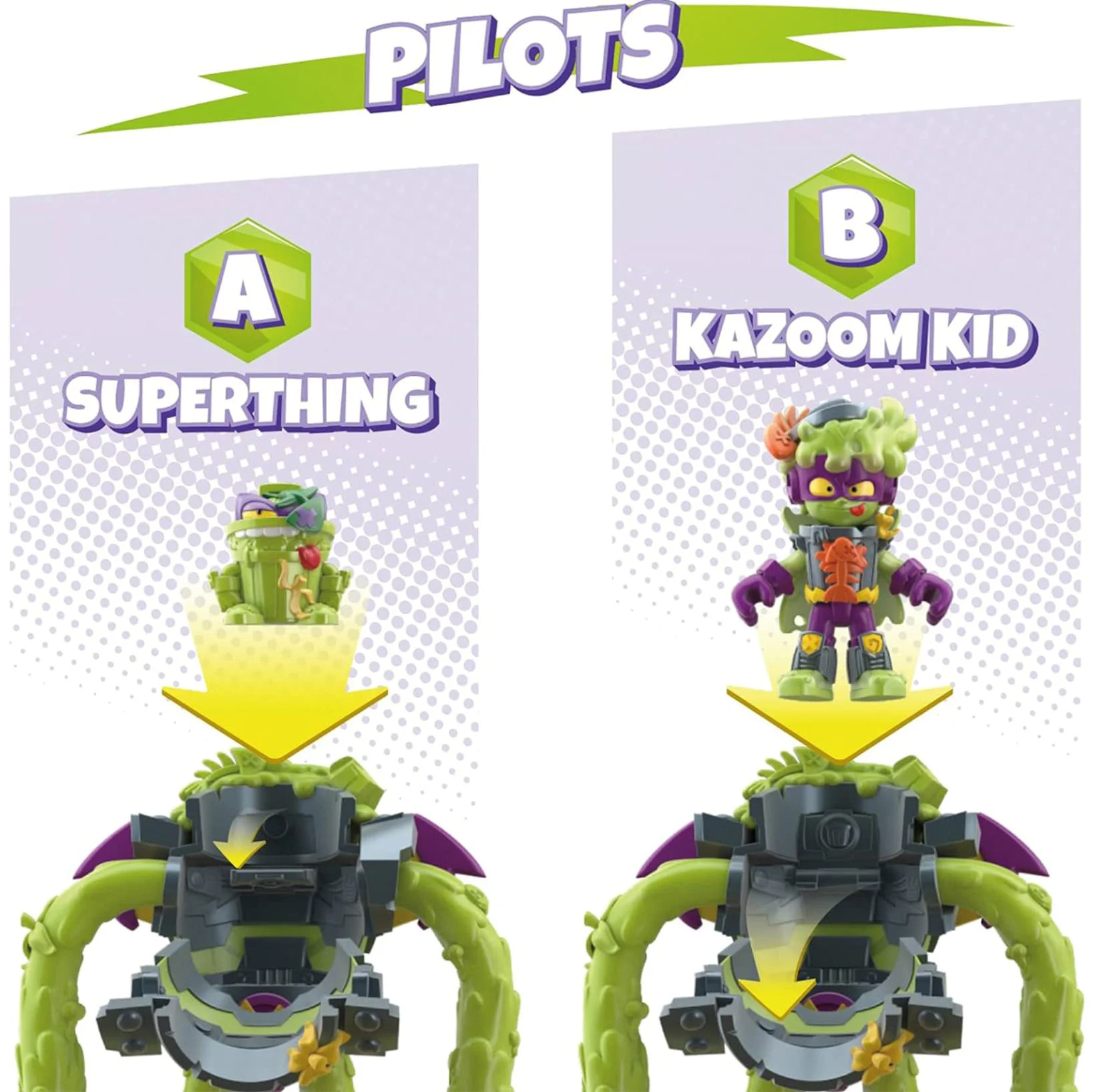 Set de joaca Superthings Superbot Trasher foto