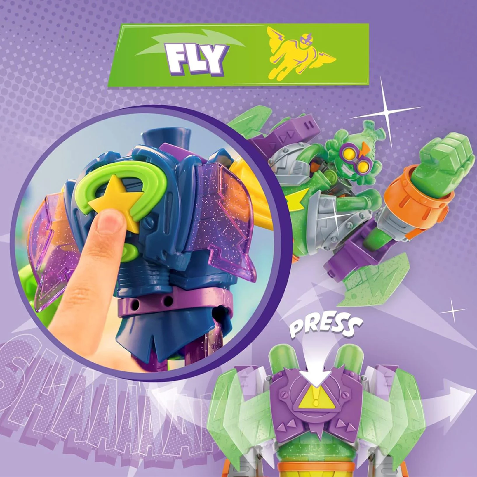 Игровой набор SuperThings Супербот Мега-К foto