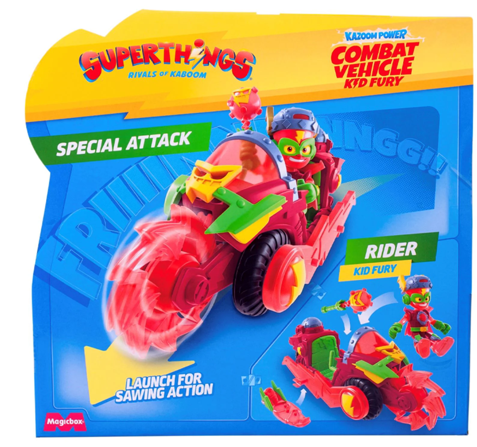 Set de joaca SuperThings Masina de lupte Kid Fury foto