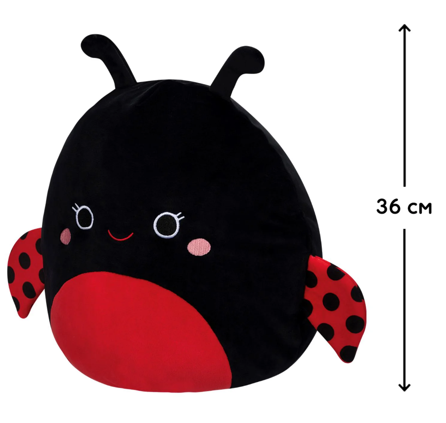 Jucarie de plus Squishmallows Buburuza Trudy, 36 cm foto