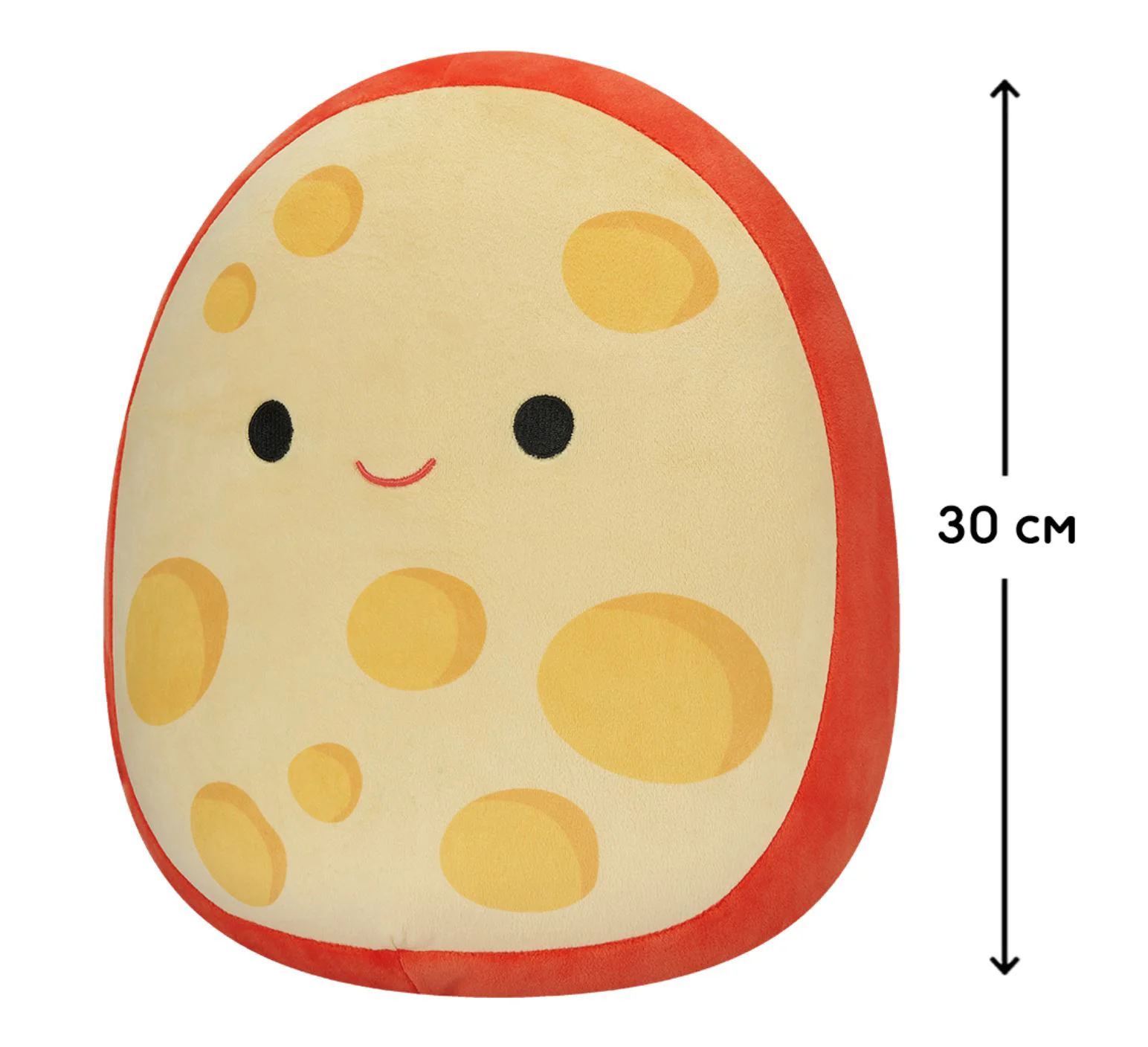 Jucarie de plus Squishmallows Cascaval Gouda Mannon, 30 cm foto