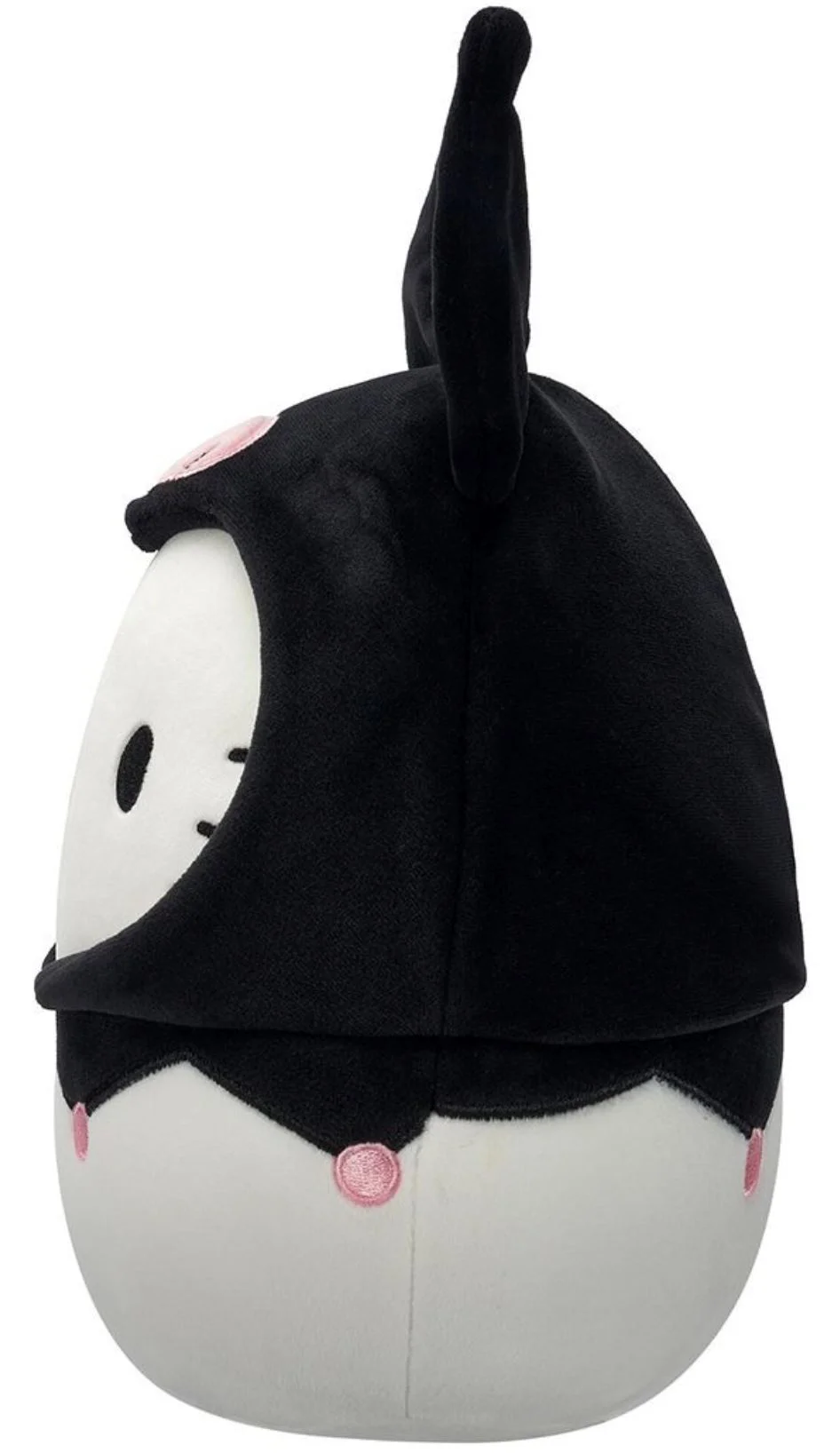Jucarie de plus Squishmallows Hello Kitty in costum Kuromi, 20 cm foto