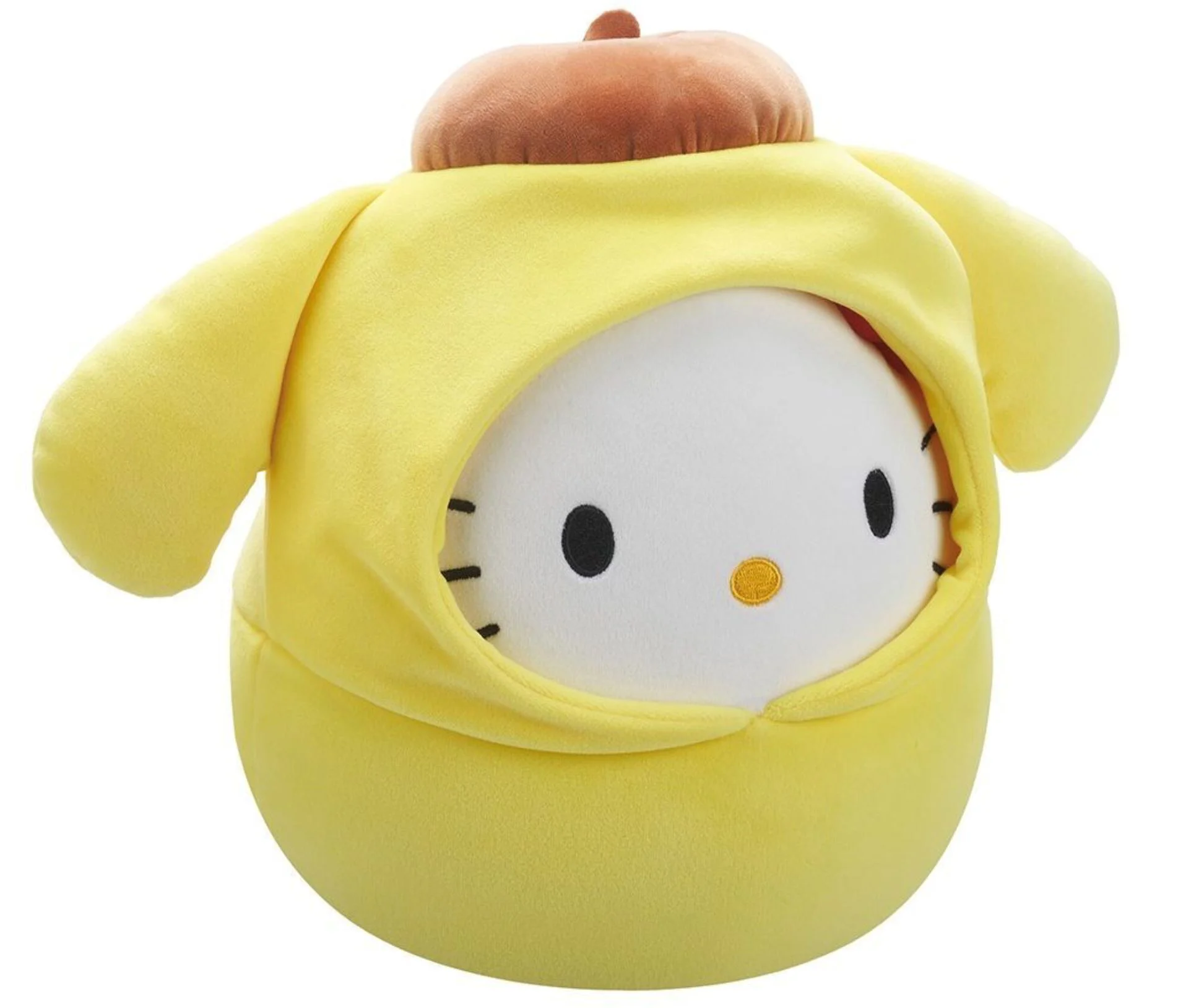 Jucarie de plus Squishmallows Hello Kitty, Pompompurin, 20 cm foto