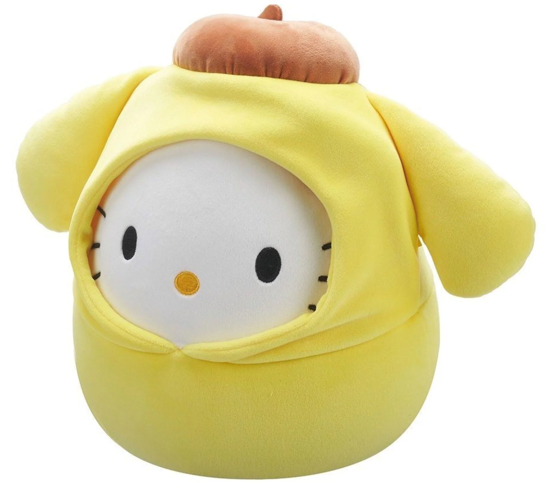 Jucarie de plus Squishmallows Hello Kitty, Pompompurin, 20 cm foto