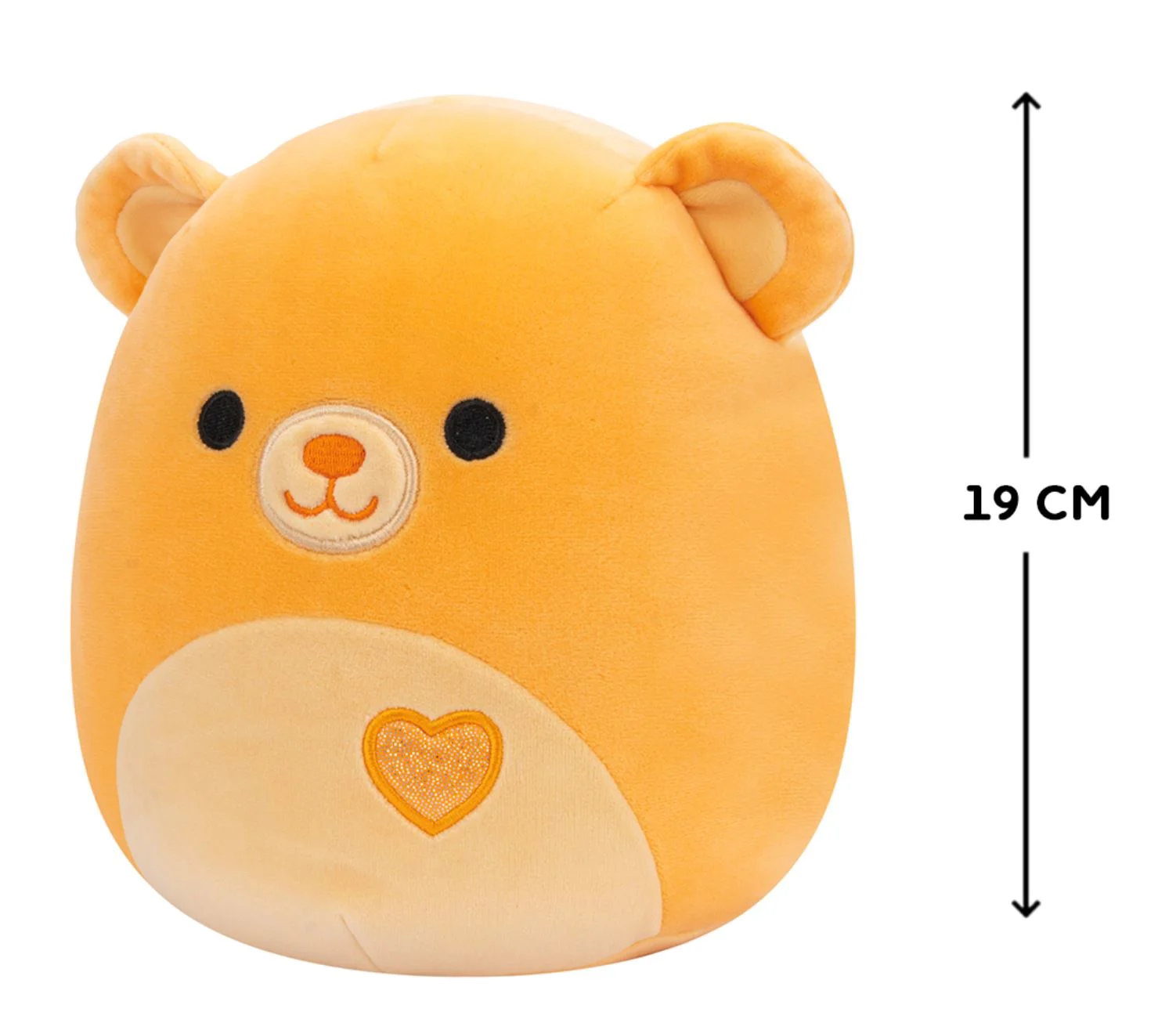 Jucarie de plus Squishmallows Ursulet cu inima, Chamberlain foto