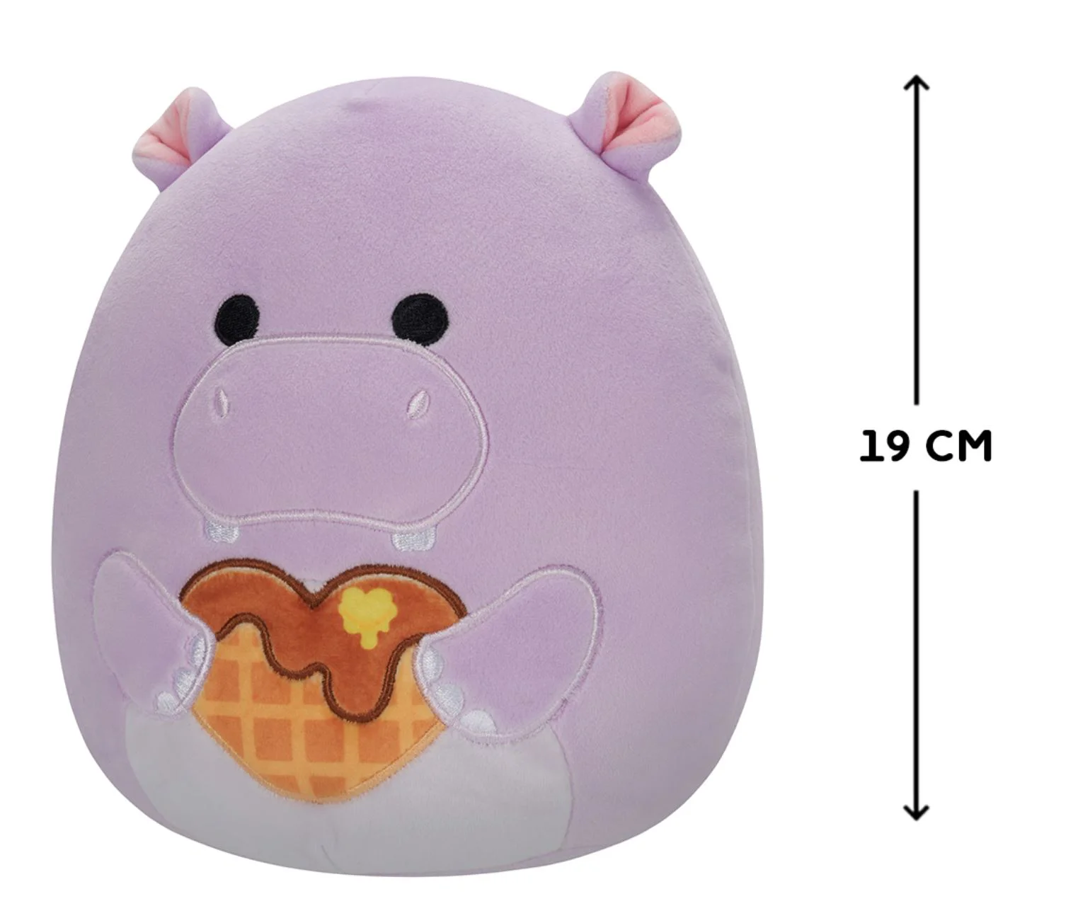 Jucarie de plus Squishmallows Hipopotam Hanna, 19 cm foto