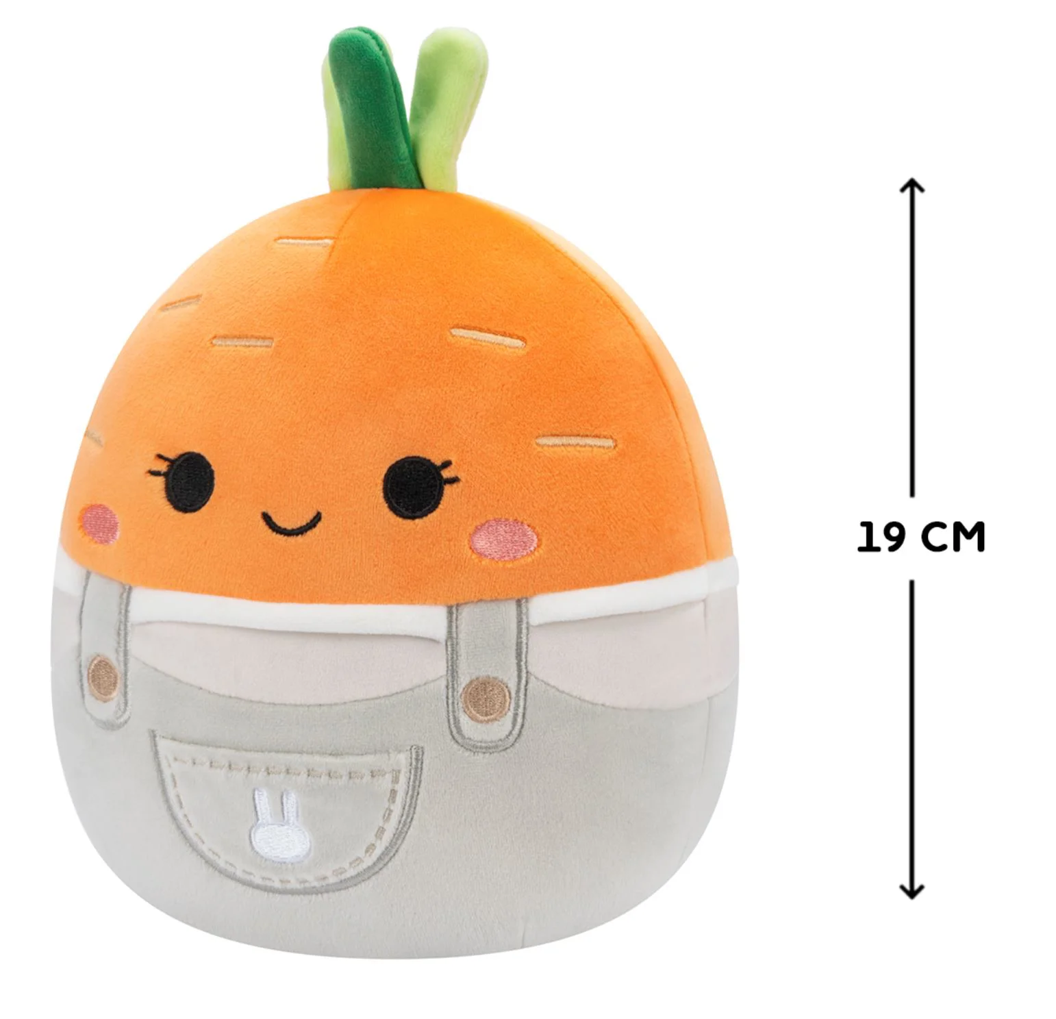 Jucarie de plus Squishmallows Morcov Caroleena, 19 cm foto