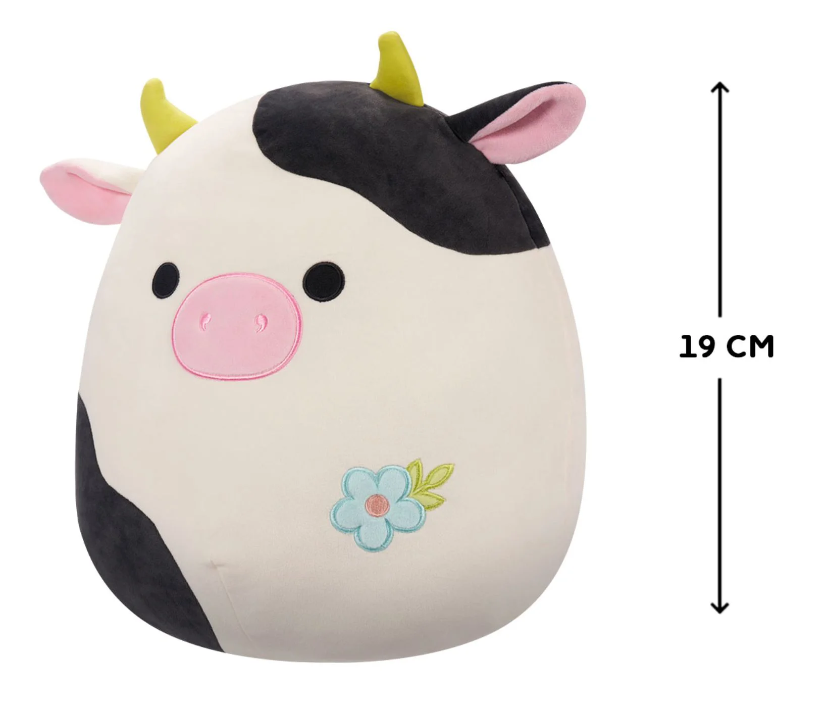 Jucarie de plus Squishmallows Vacuta Connor, 19 cm foto
