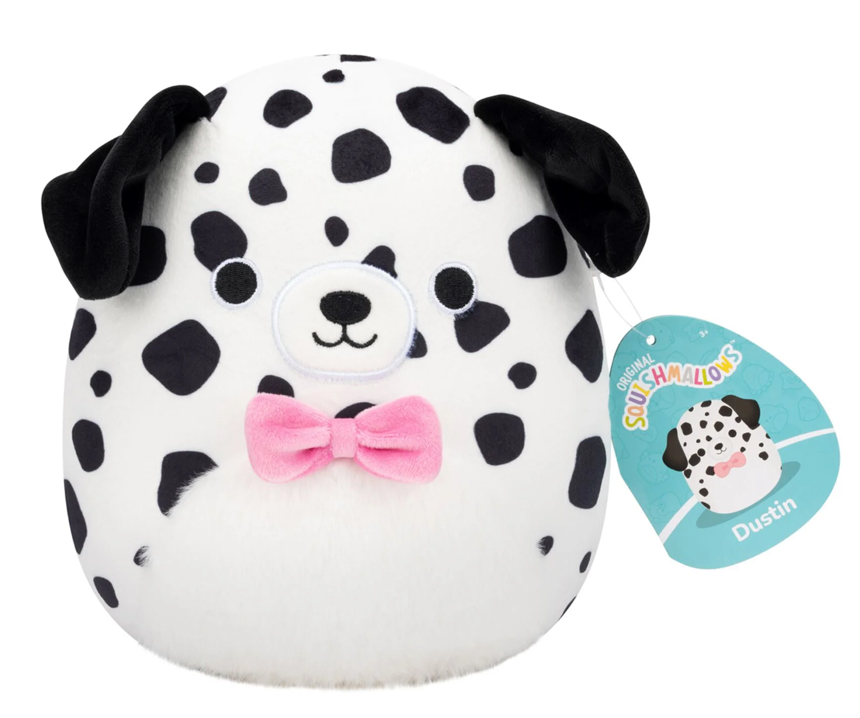 Jucarie de plus Squishmallows Dalmatian Dustin, 19 cm foto