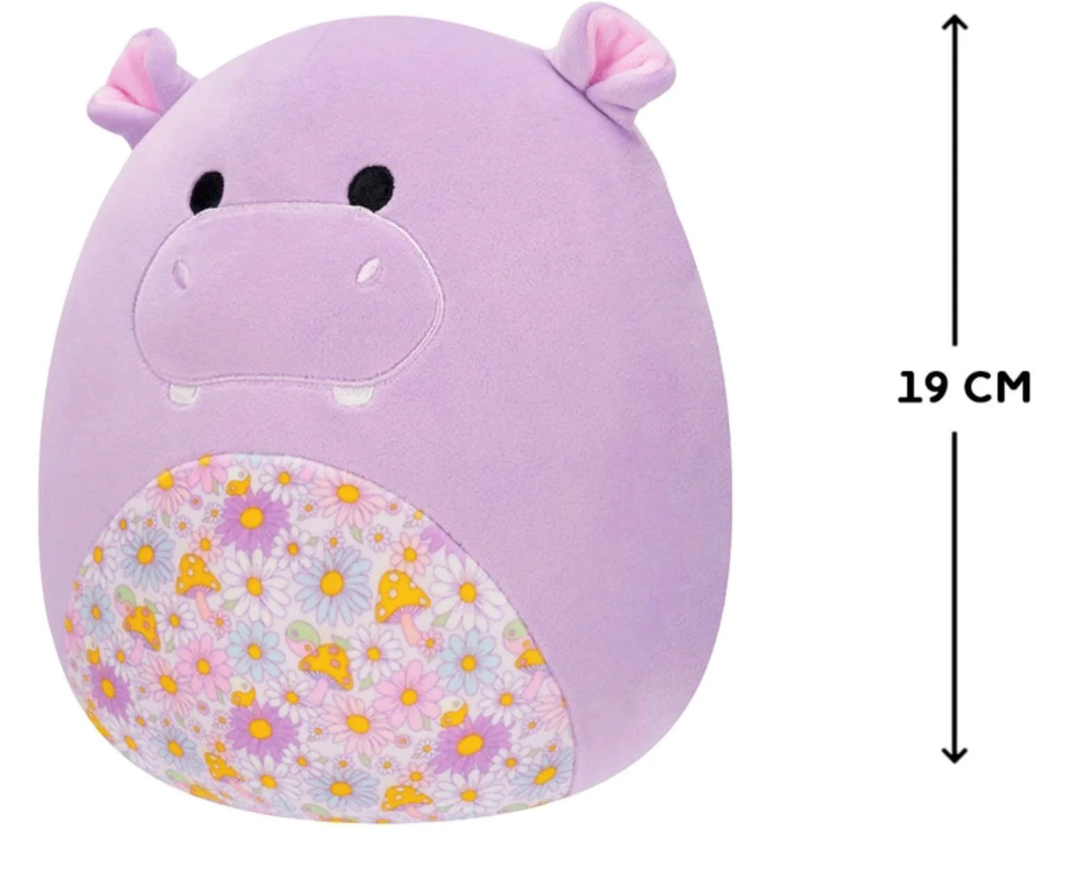 Jucarie de plus Squishmallows Hipopotamul Hanna, 19 cm foto