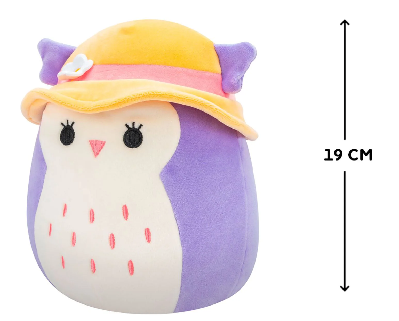 Jucarie de plus Squishmallows Bufnita Holly, 19 cm foto