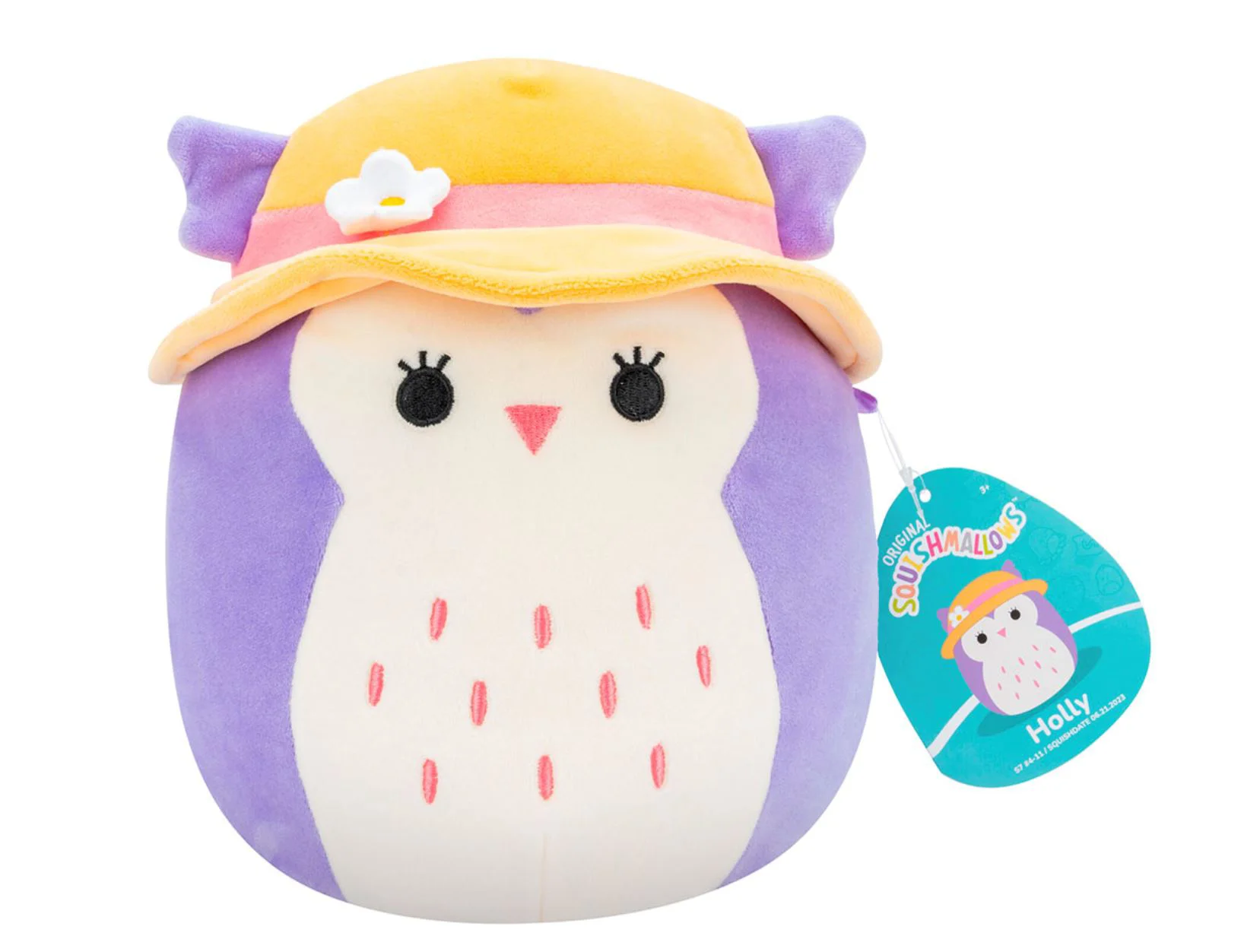 Jucarie de plus Squishmallows Bufnita Holly, 19 cm foto