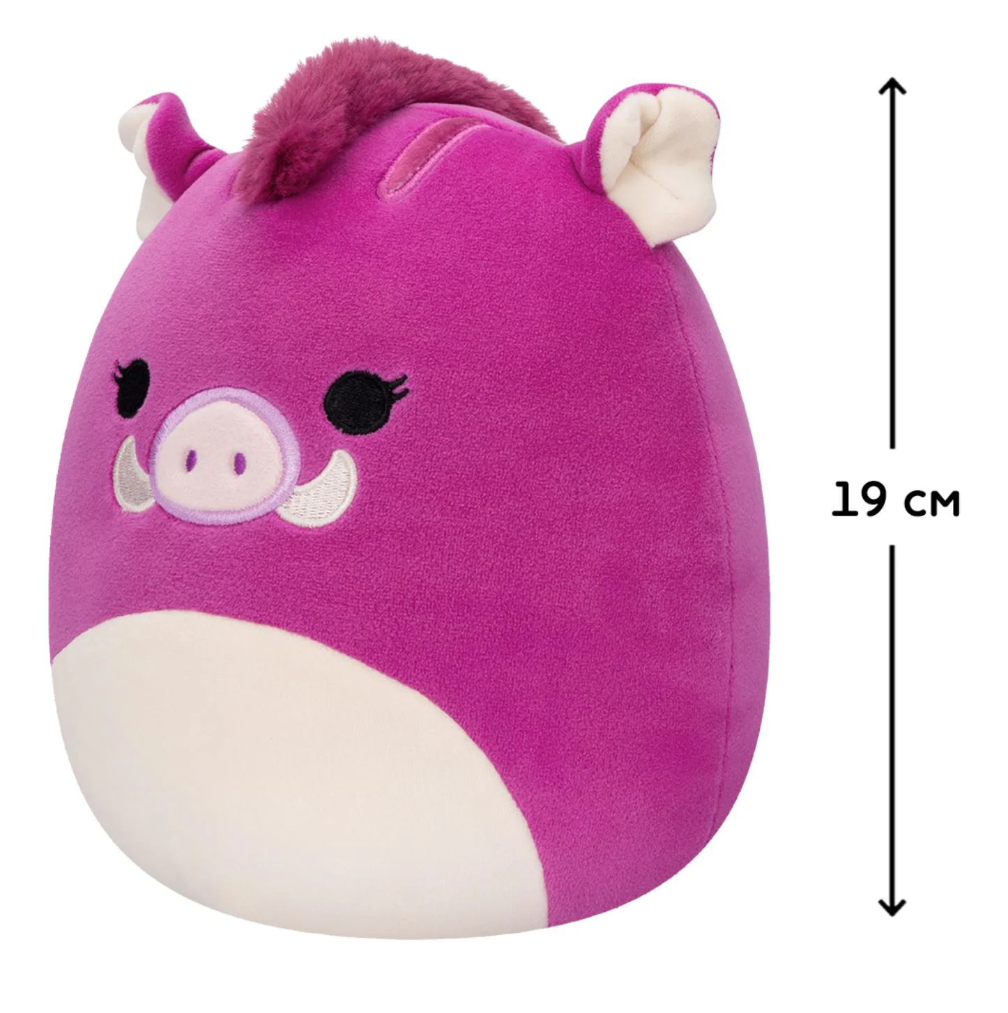Мягкая игрушка Squishmallows Кабан Jenna, 19 см foto