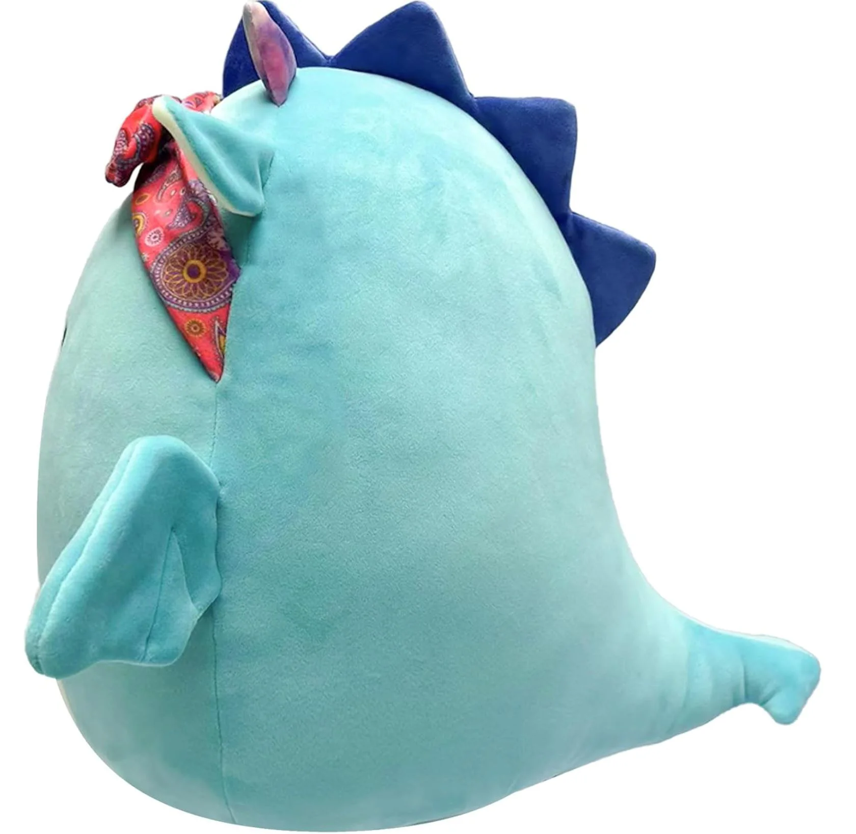 Мягкая игрушка Squishmallows Синий дракон с банданой, 19 см foto