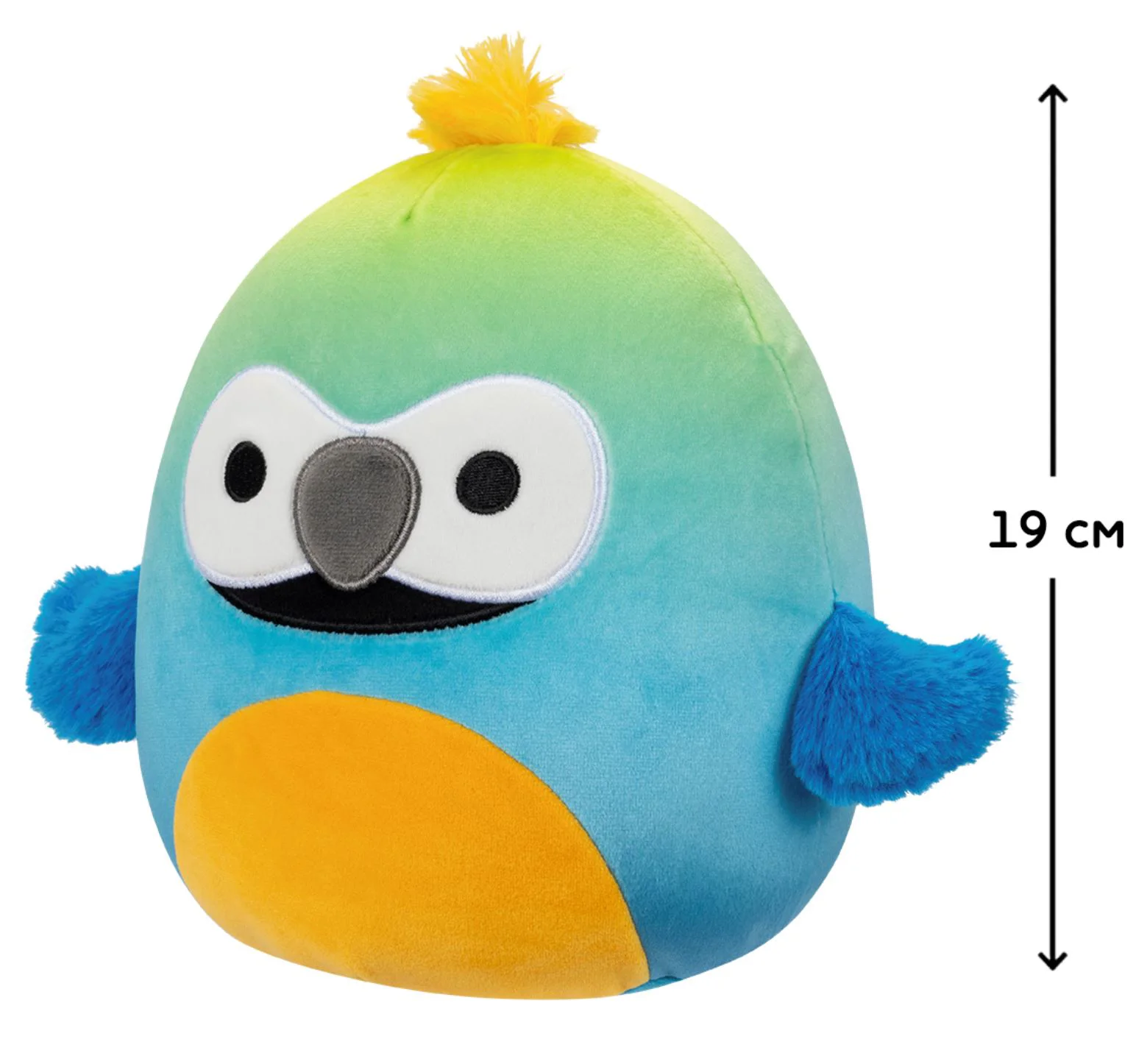 Jucarie de plus Squishmallows Macaw Baptise, 19 cm foto