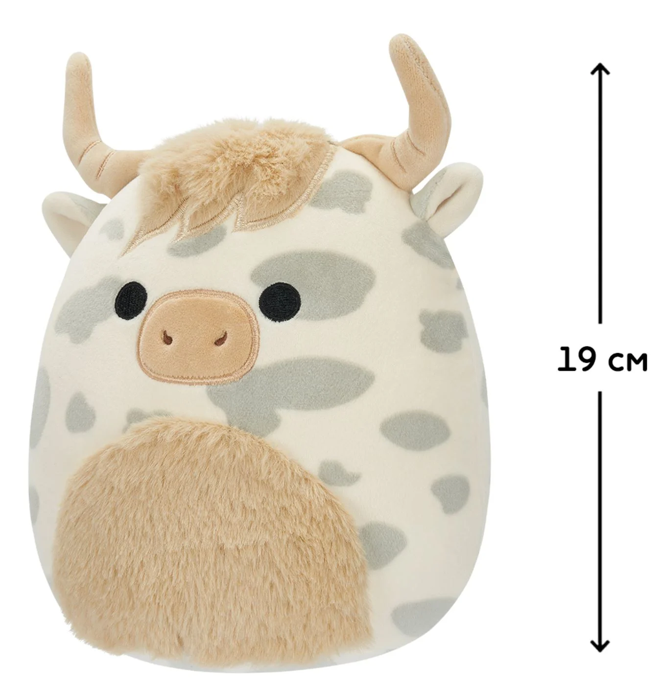 Jucarie de plus Squishmallows Vacuta Borsa, 19 cm foto