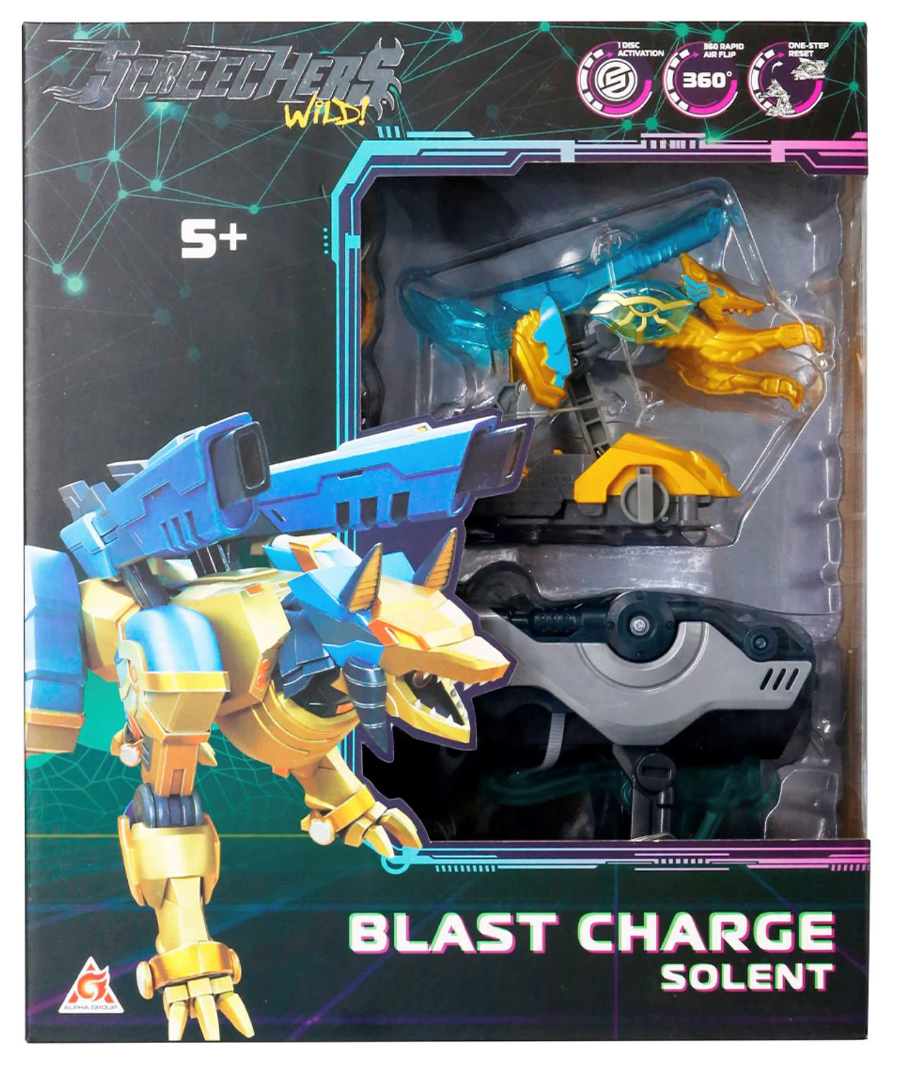 Set de joaca Screechers Wild transformer Solent foto