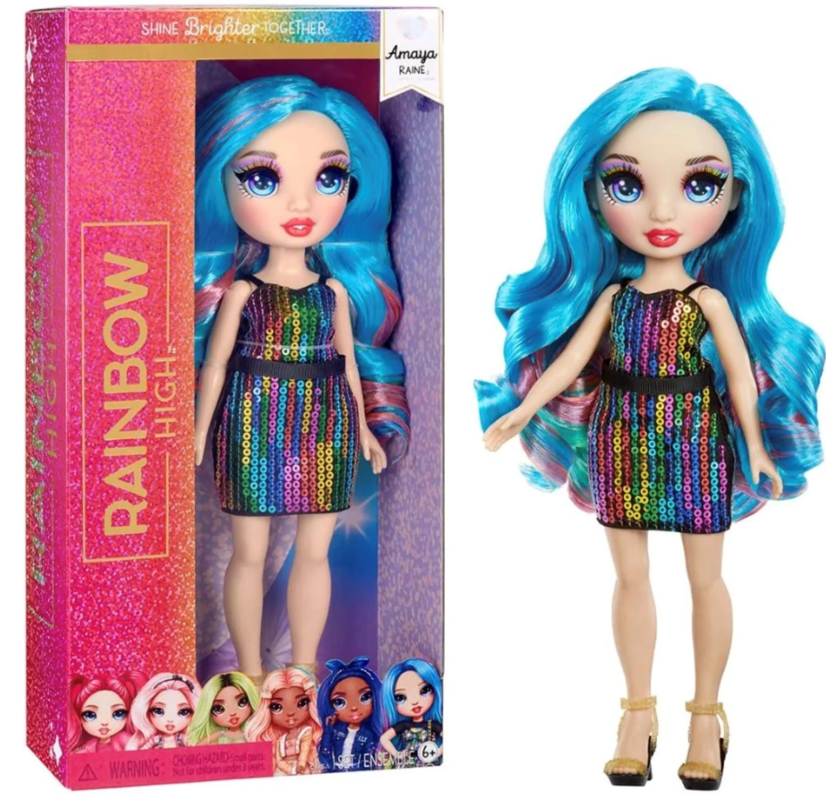 Papusa Rainbow High Amaya Raine, 27cm foto