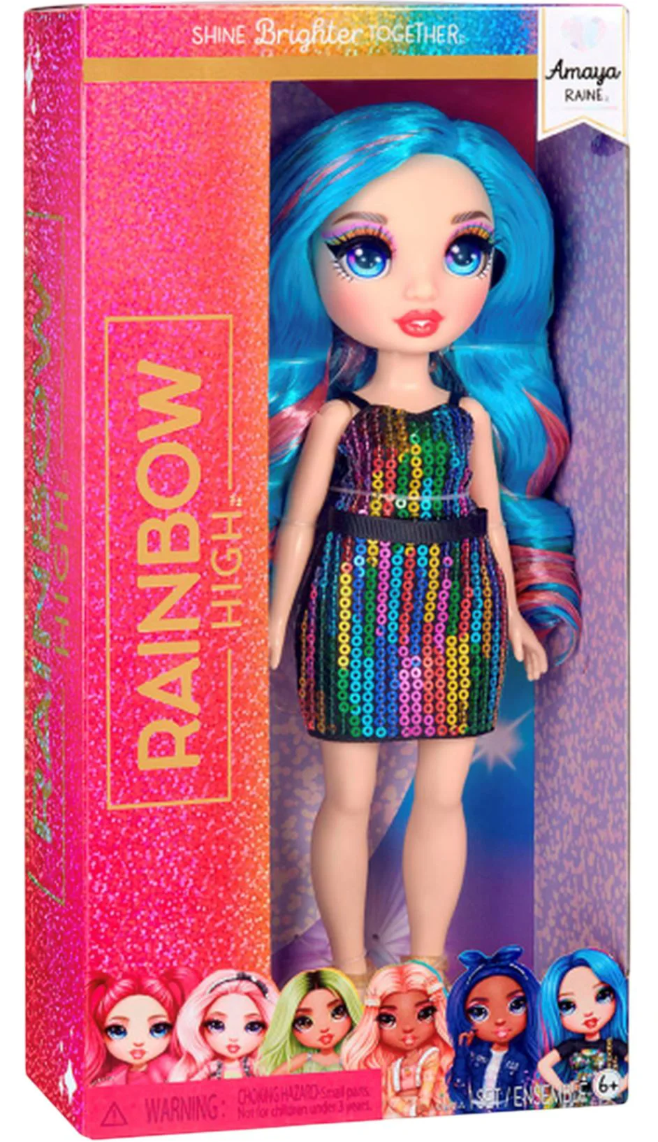 Papusa Rainbow High Amaya Raine, 27cm foto