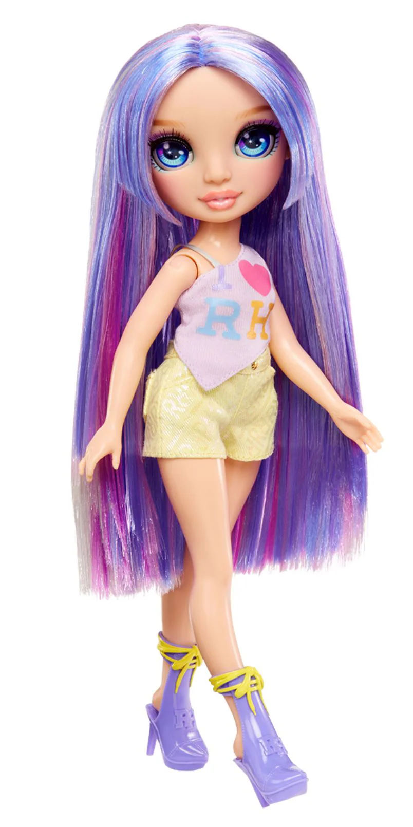 Papusa Rainbow High Violet Willow, 27 cm foto