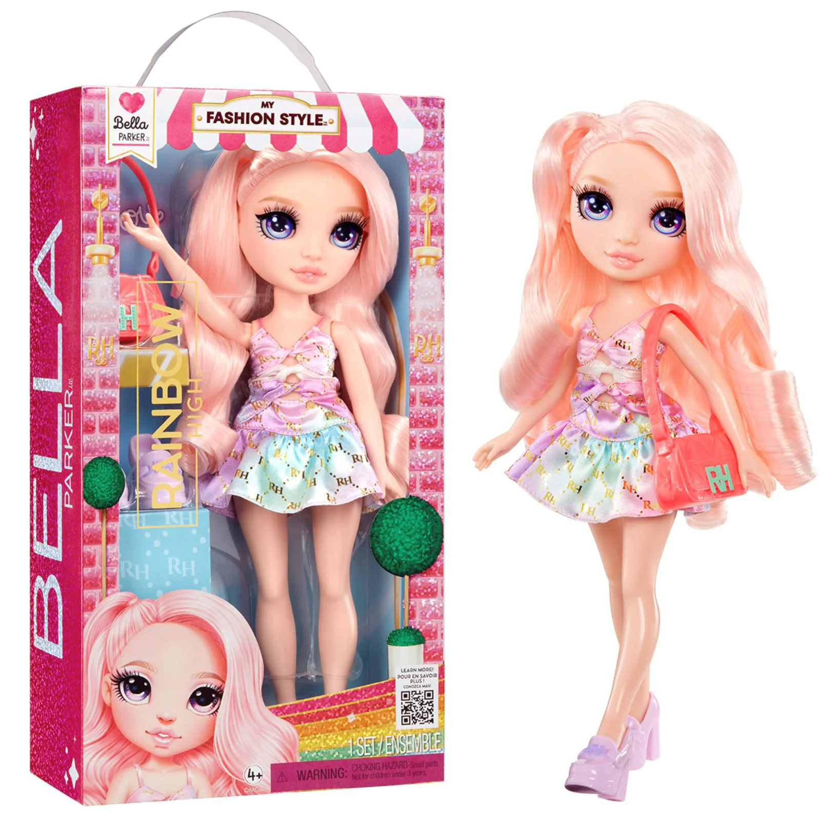 Papusa Rainbow High Bella Parker, 27 cm foto
