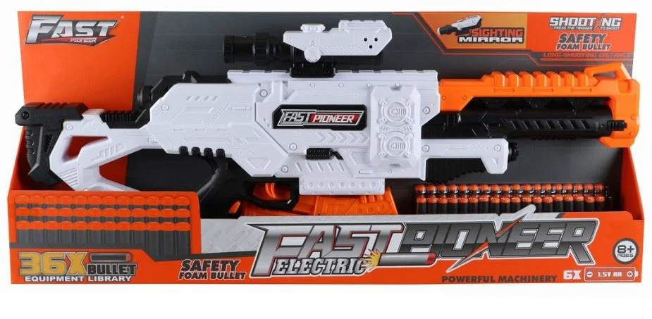 Arma electric Fast Pioneer cu gloante din spuma, 36 proiectile foto