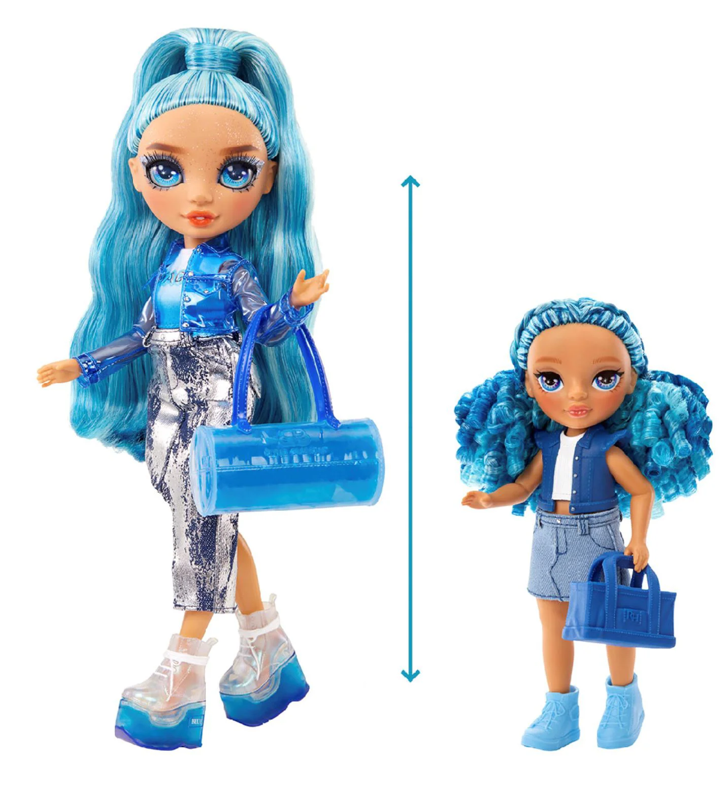 Papusa Rainbow High Sapphire Bradshaw seria Littles, 15 cm foto