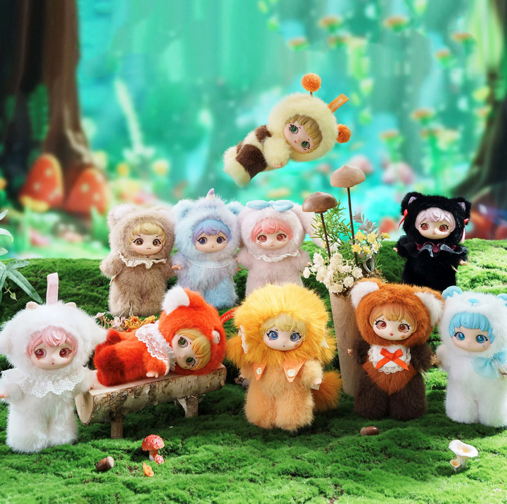 Игрушка-брелок Pop Top Ziyuli, Вечеринка Зверюшек foto