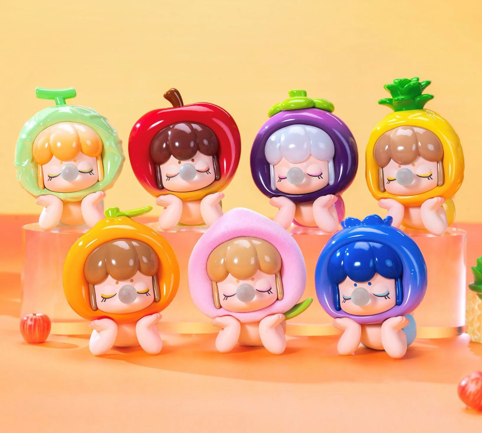 Figurina de colectie Pop Top Surpriza Baby Nanci Fruits, in sortiment foto