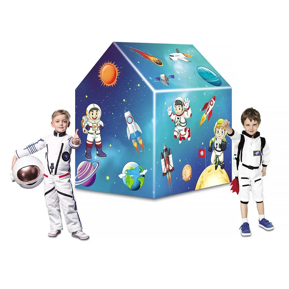 Cort de joaca pentru baieti Spatiu Cosmic 103x69x93 cm foto