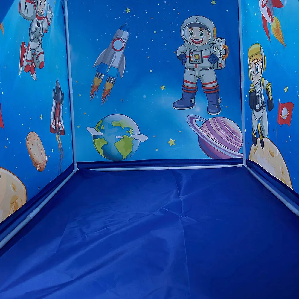 Cort de joaca pentru baieti Spatiu Cosmic 103x69x93 cm foto