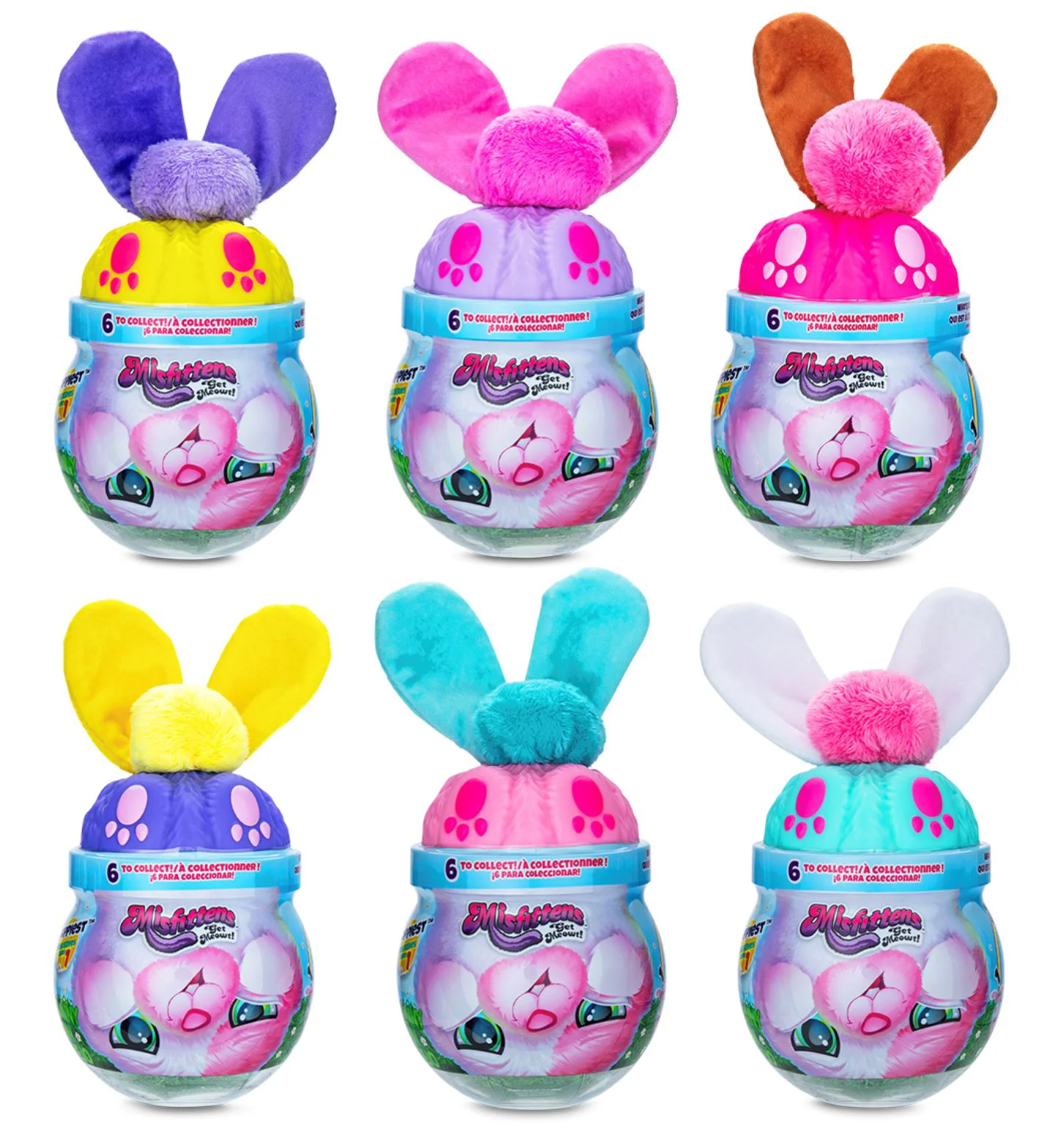 Мягкая игрушка-сюрприз Misfittens Кролик в банке, 20 см foto