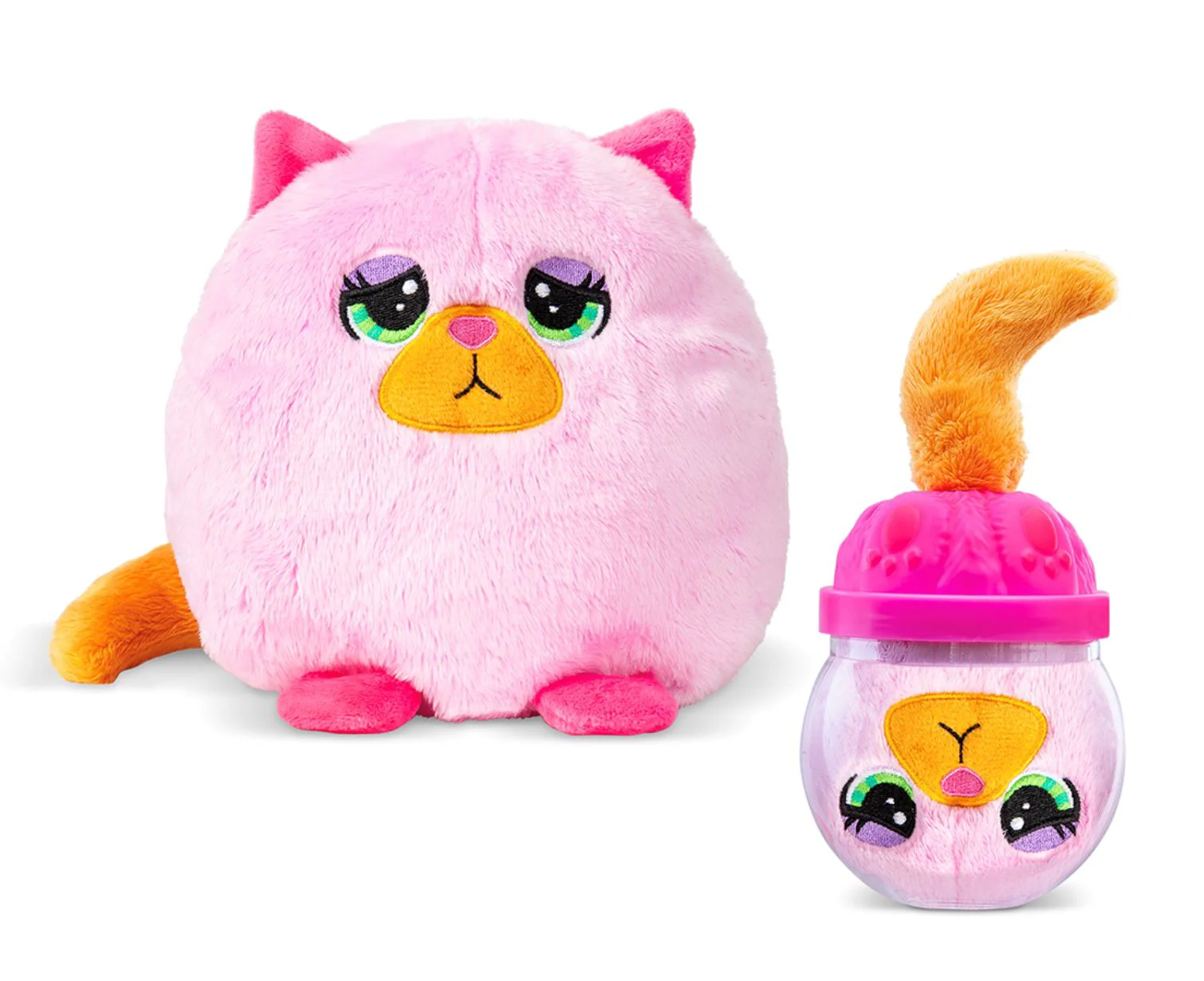 Мягкая игрушка-сюрприз Misfittens Кошка в аквариуме foto