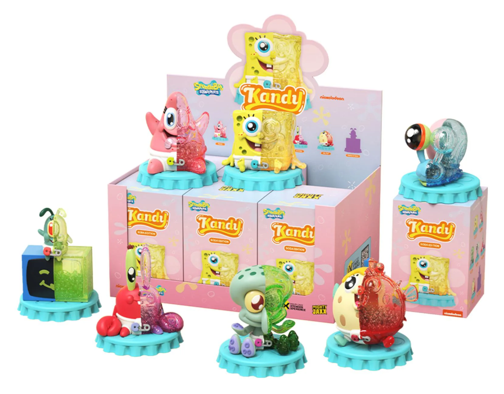 Figurina surpriza Mighty Jaxx SpongeBob, 10 cm foto