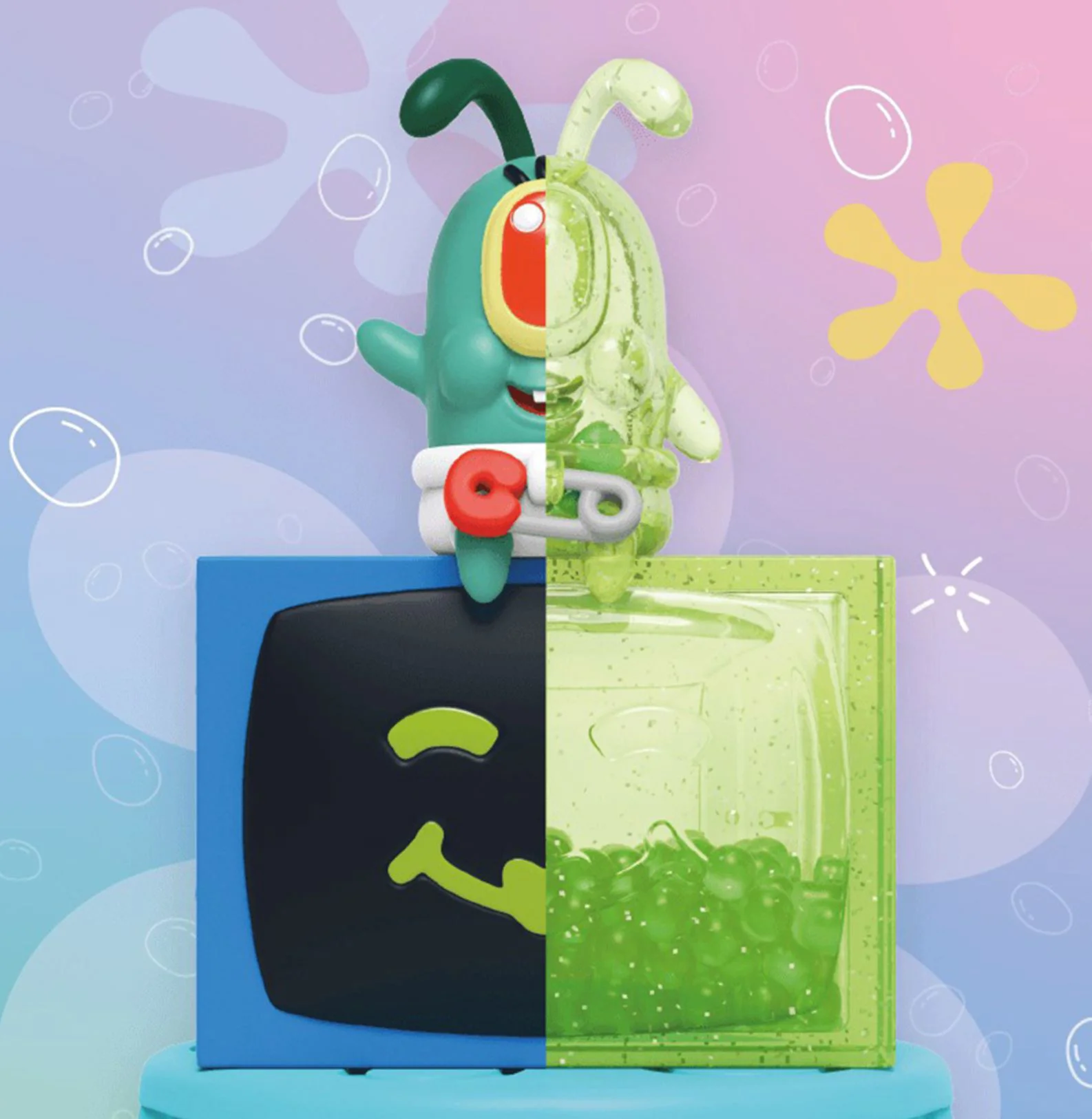 Figurina surpriza Mighty Jaxx SpongeBob, 10 cm foto