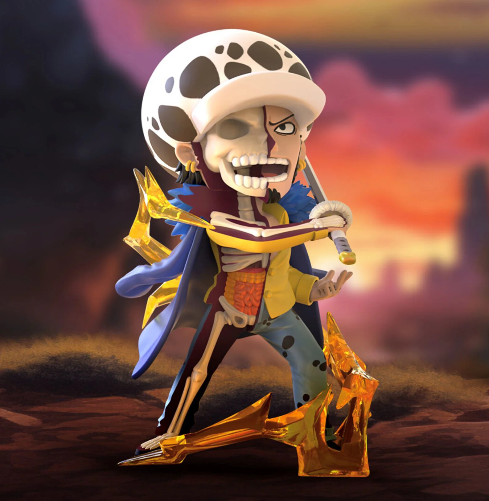 Figurina surpriza Mighty Jaxx One Piece, Arca Wano foto