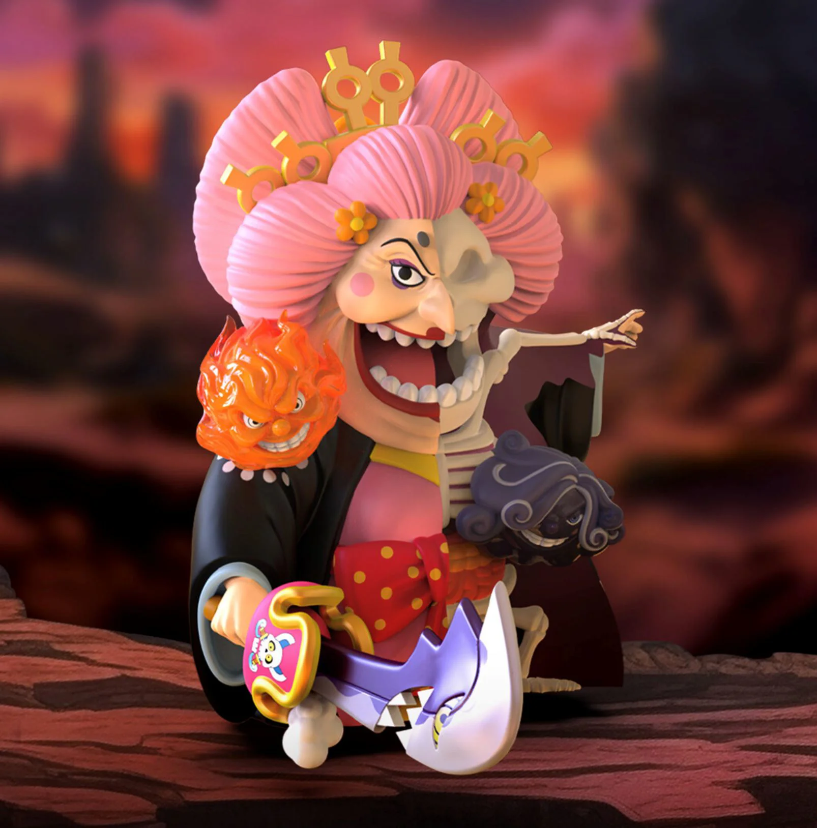 Figurina surpriza Mighty Jaxx One Piece, Arca Wano foto