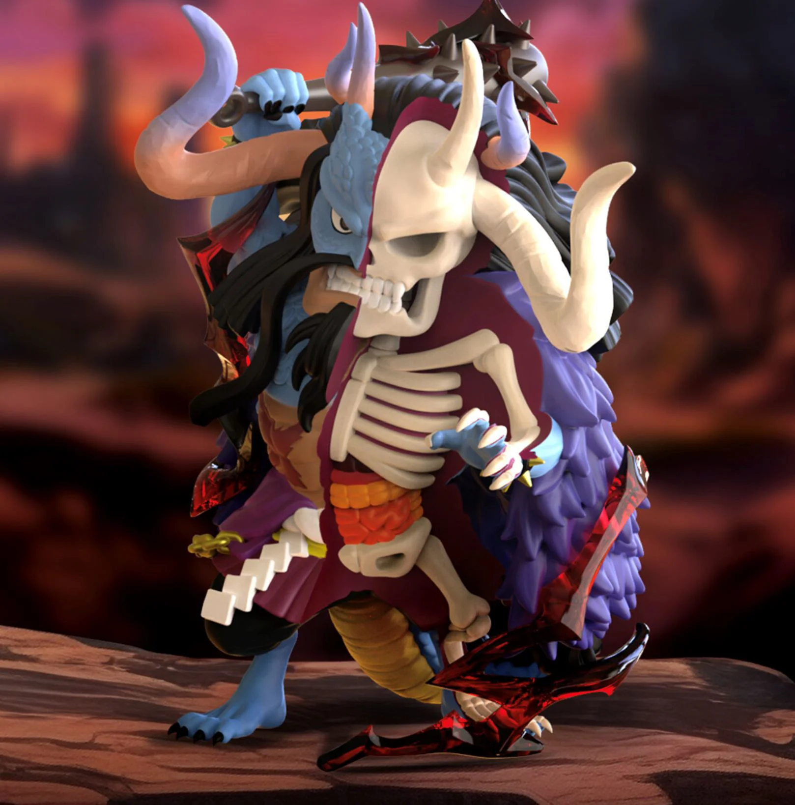 Figurina surpriza Mighty Jaxx One Piece, Arca Wano foto