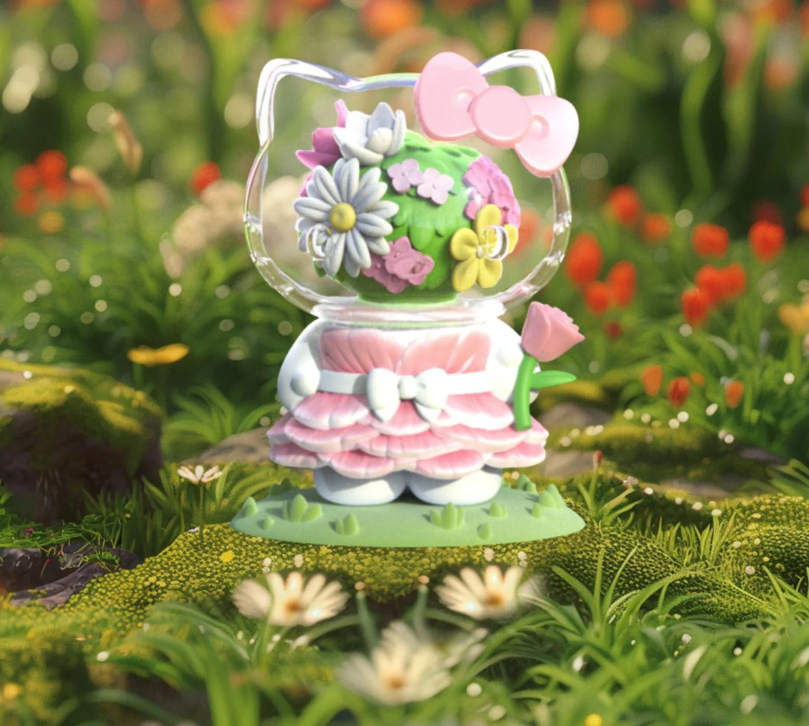 Figurina surpriza Mighty Jaxx Hello Kitty, 8 cm foto