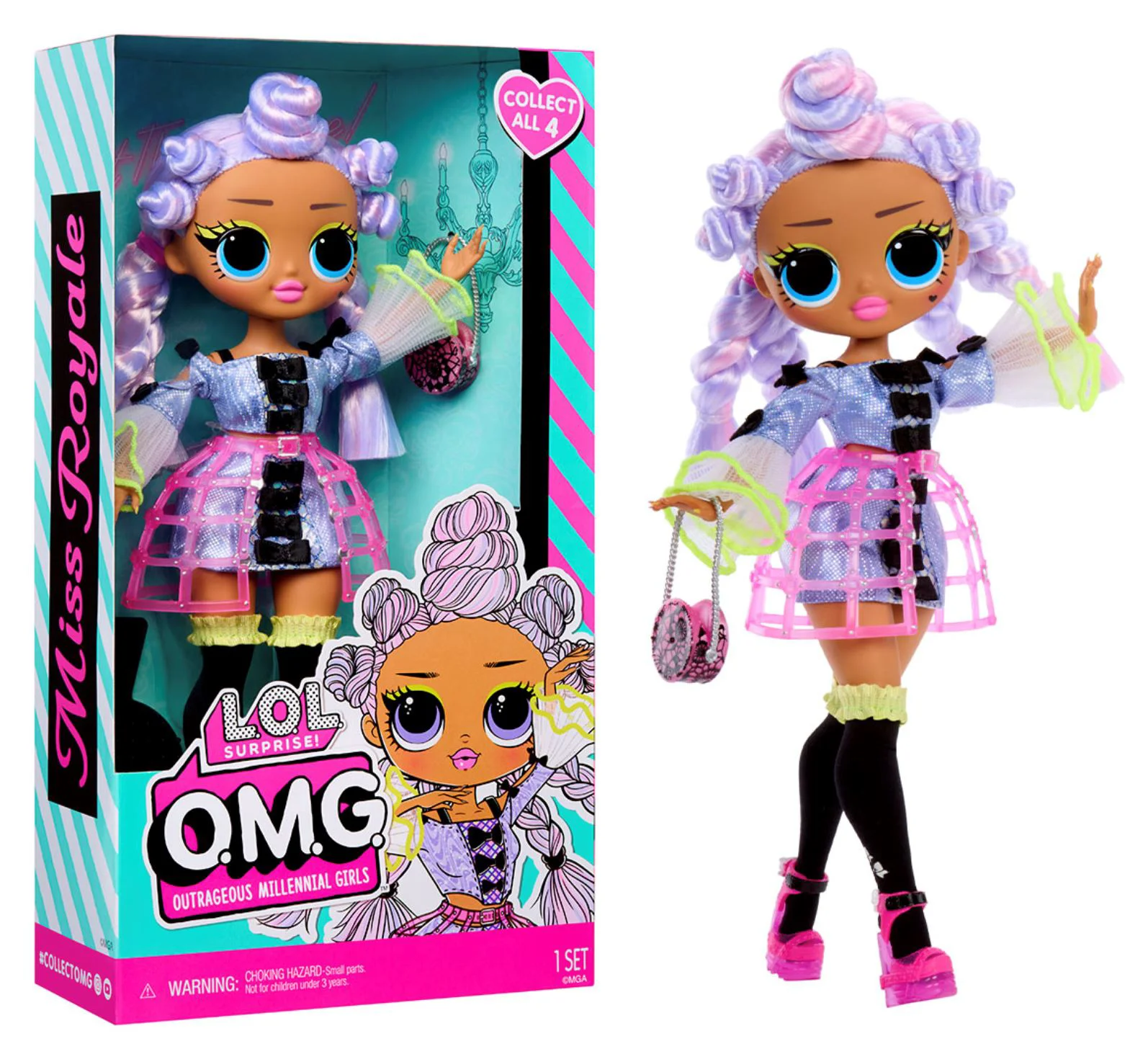 Papusa L.O.L. Surprise! Miss Royale, 25 cm foto