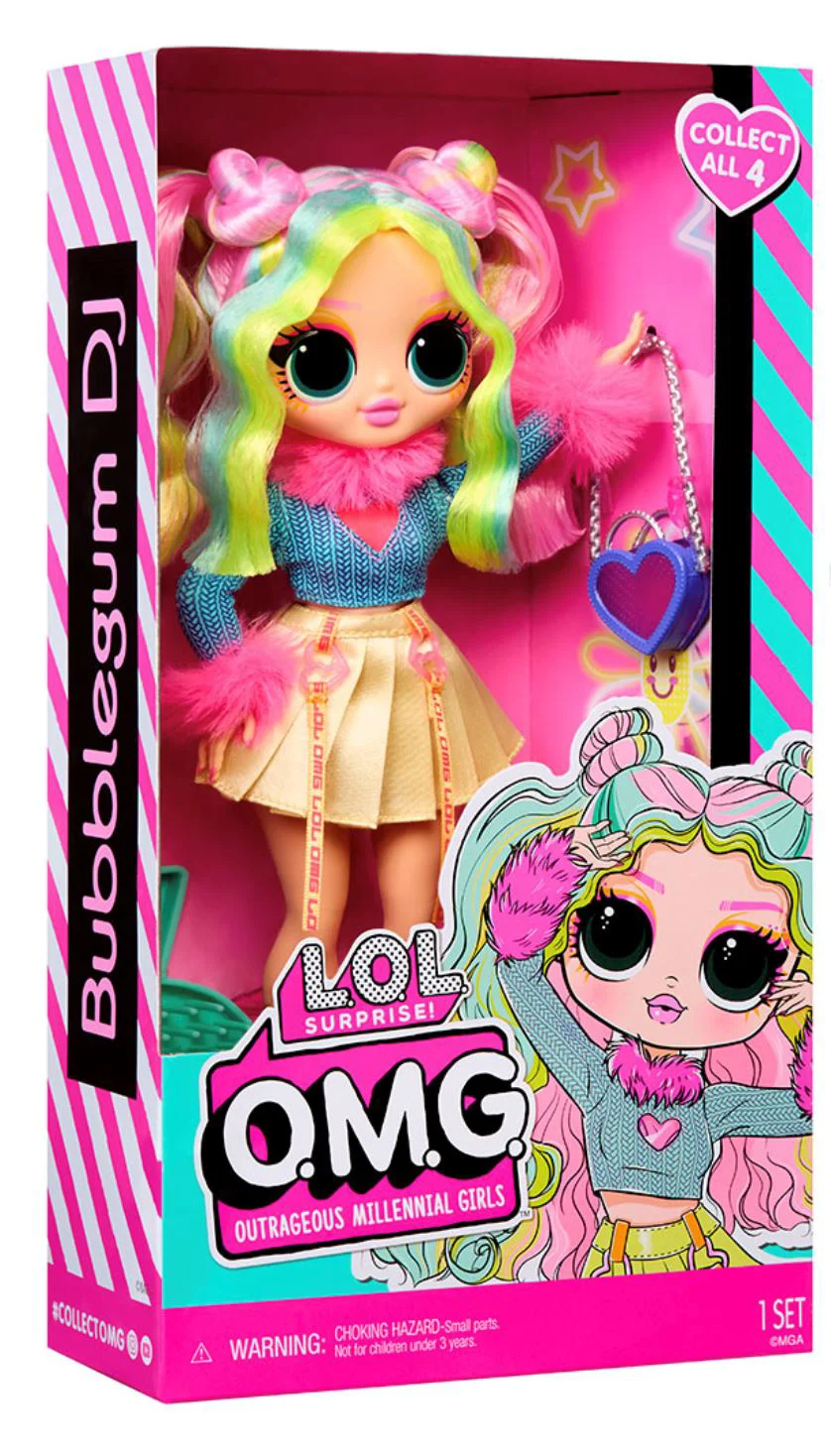 Papusa L.O.L. Surprise! Bubblegum DJ, 24 cm foto